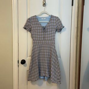 Lavender Plaid Sundress - image 1